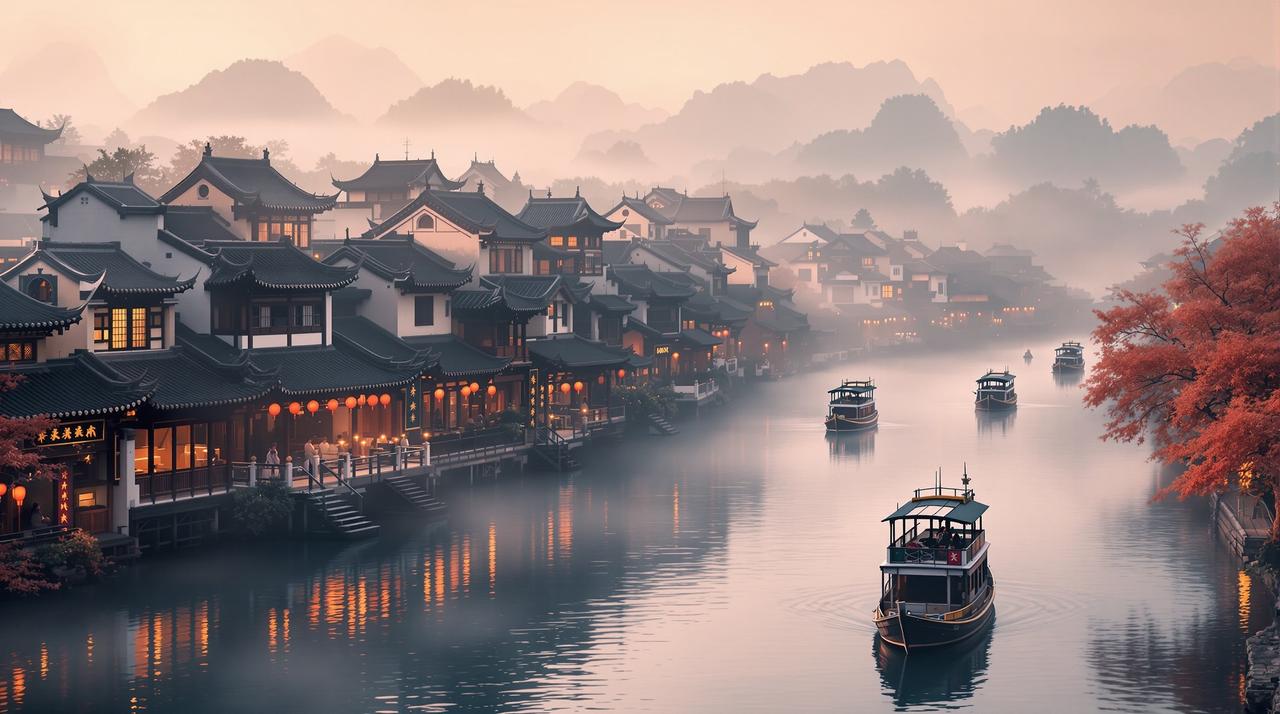 江南烟雨：水墨长卷 - 琪琪影视院影视内容封面图